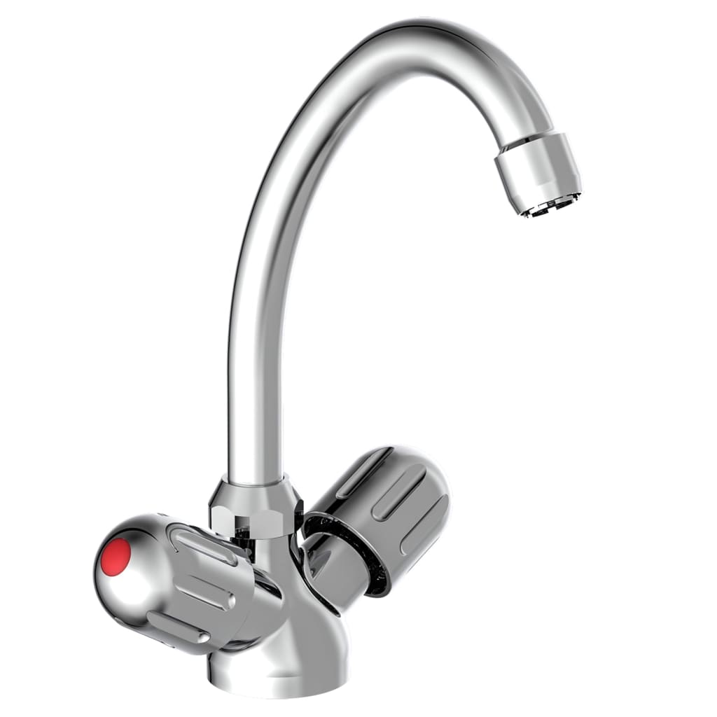 SCHÜTTE Zweigriff-Spültischarmatur PERUZZI Niederdruck Chrom - Premium Armaturen - Just €66.90! Shop now at homesales4u