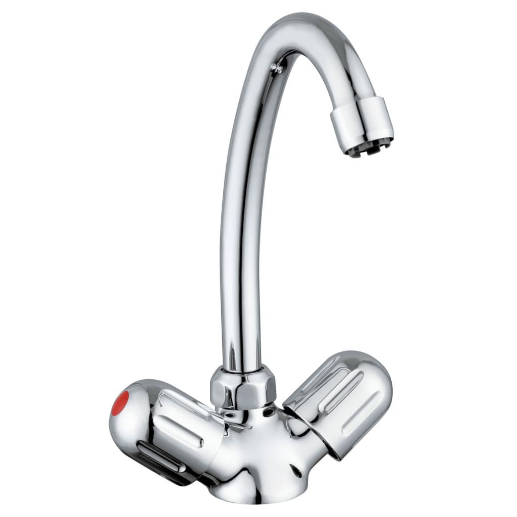 SCHÜTTE Zweigriff-Spültischarmatur PERUZZI Niederdruck Chrom - Premium Armaturen - Just €66.90! Shop now at homesales4u
