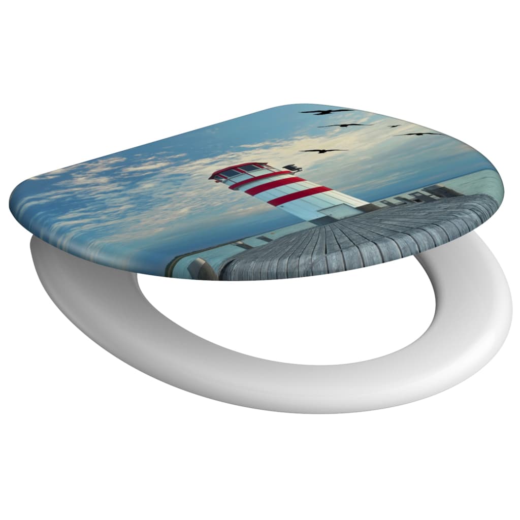 SCHÜTTE WC-Sitz mit Absenkautomatik LIGHTHOUSE - Premium Toilettensitze - Just €51.81! Shop now at homesales4u