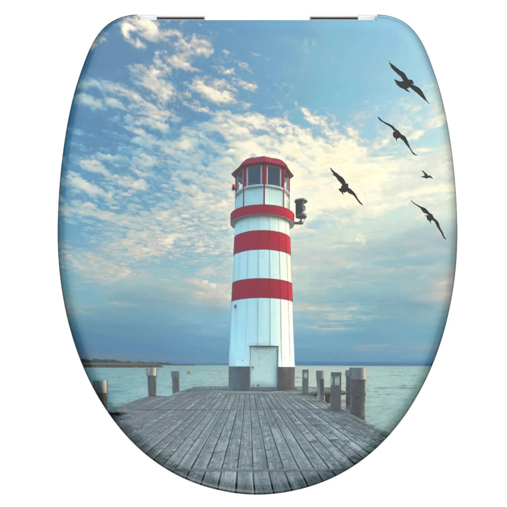 SCHÜTTE WC-Sitz mit Absenkautomatik LIGHTHOUSE - Premium Toilettensitze - Just €51.81! Shop now at homesales4u