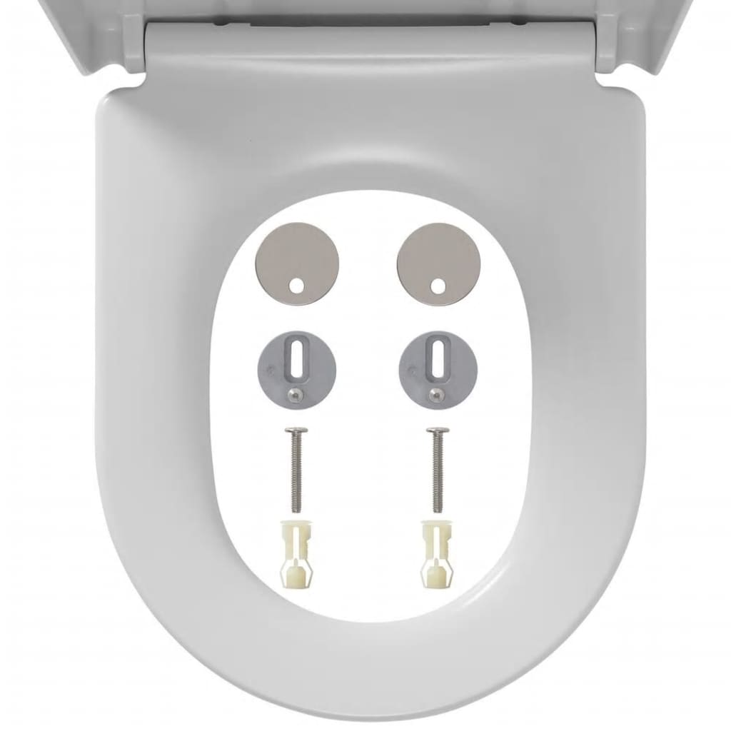 Toilettensitz Memphis Absenkautomatik Duroplast Weiß 252930646 - Premium Toilettensitze - Just €79.97! Shop now at homesales4u