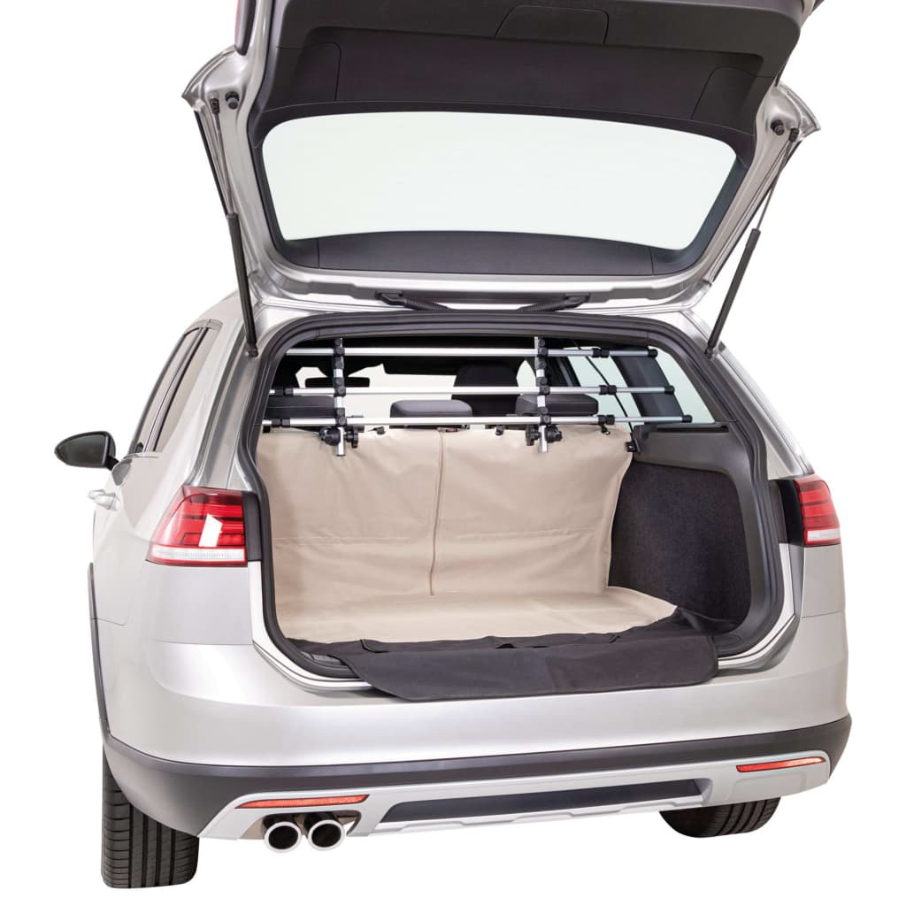 Kofferraumschutzdecke mit Stoßstangenschutz Beige und Schwarz - Premium Transportboxen & -taschen - Just €30.58! Shop now at homesales4u