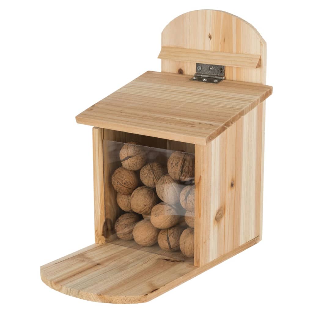 Futterstation für Eichhörnchen 20x30x30 cm Kiefernholz - Premium Eichhörnchenfutterspender - Just €30.18! Shop now at homesales4u