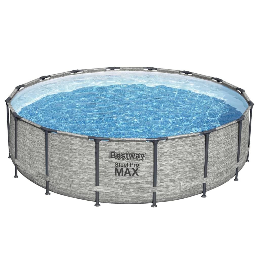 Power Steel Swimming Pool Rund 488x122 cm - Premium Pools - Just €798.97! Shop now at homesales4u