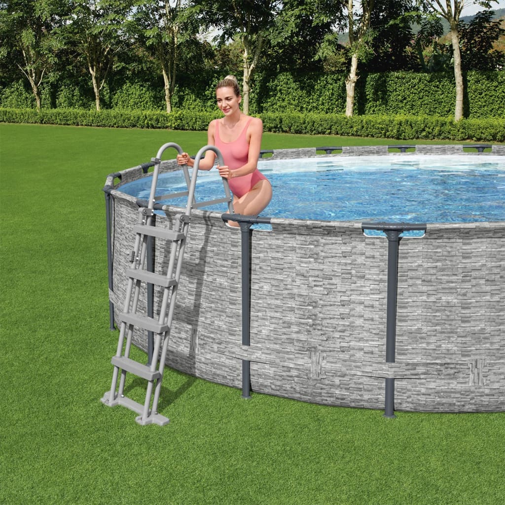 Power Steel Swimming Pool Rund 488x122 cm - Premium Pools - Just €798.97! Shop now at homesales4u