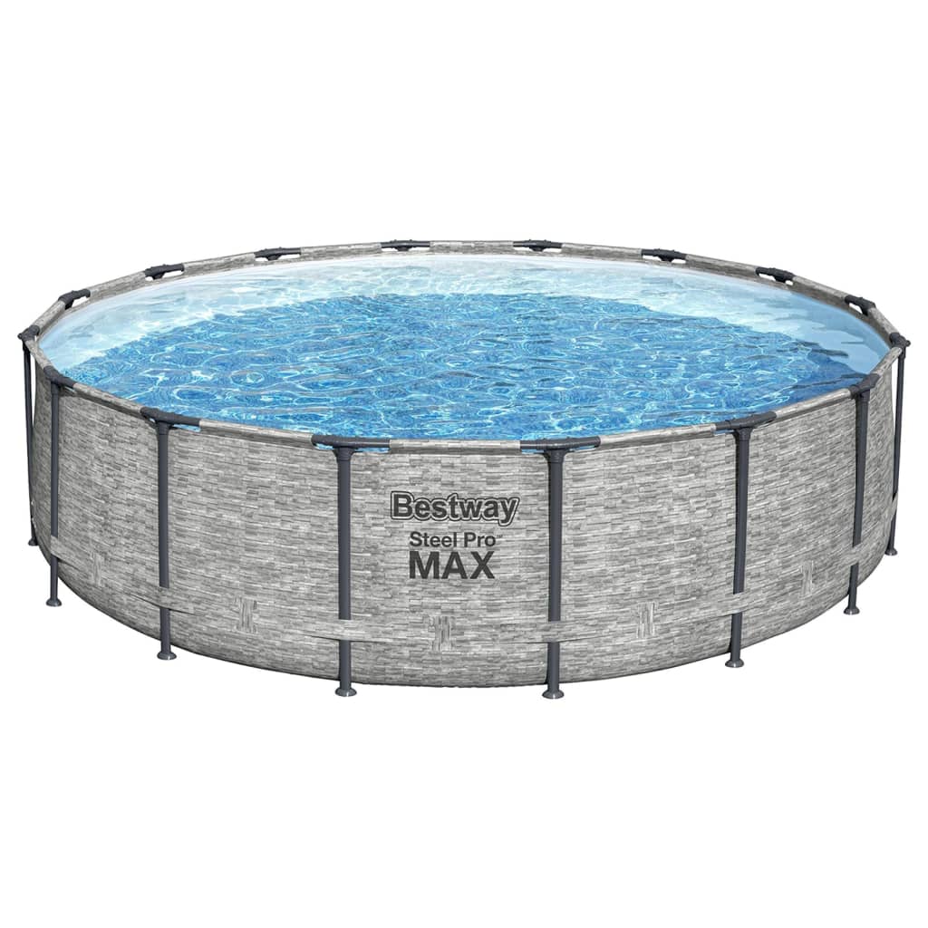 Power Steel Swimming Pool Rund 488x122 cm - Premium Pools - Just €798.97! Shop now at homesales4u
