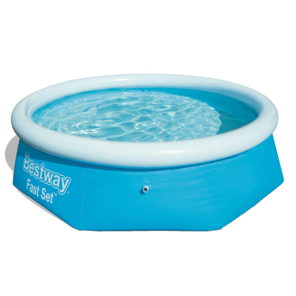 Fast Set Aufblasbarer Swimmingpool Rund 244x66 cm 57265 - Premium Pools - Just €50.42! Shop now at homesales4u