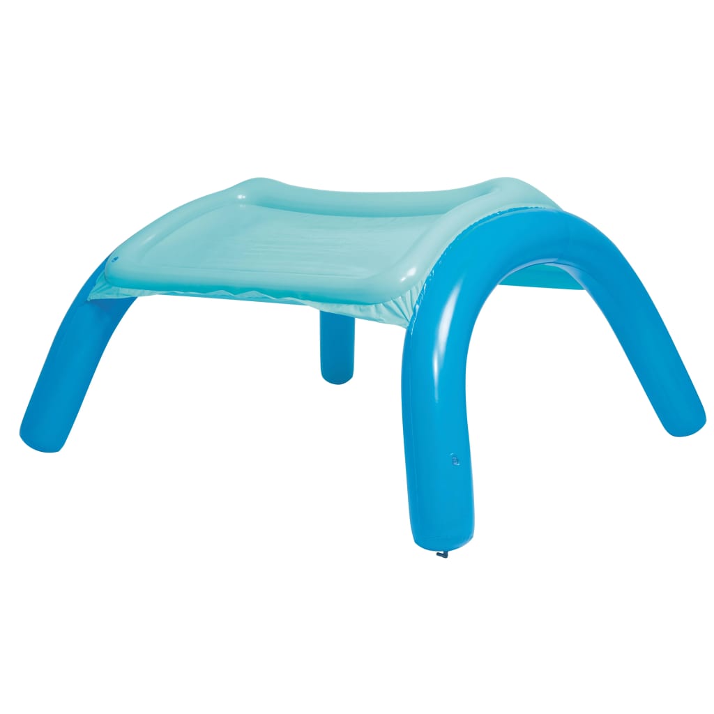 Spielbecken mit Vordach Blau 140 x 140 x 114 cm 52192 - Premium Pools - Just €66.24! Shop now at homesales4u