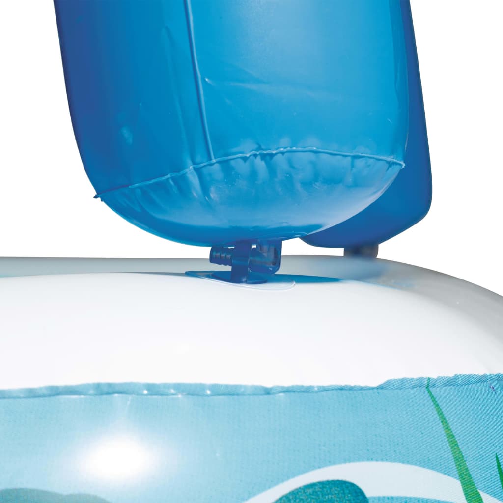 Spielbecken mit Vordach Blau 140 x 140 x 114 cm 52192 - Premium Pools - Just €66.24! Shop now at homesales4u