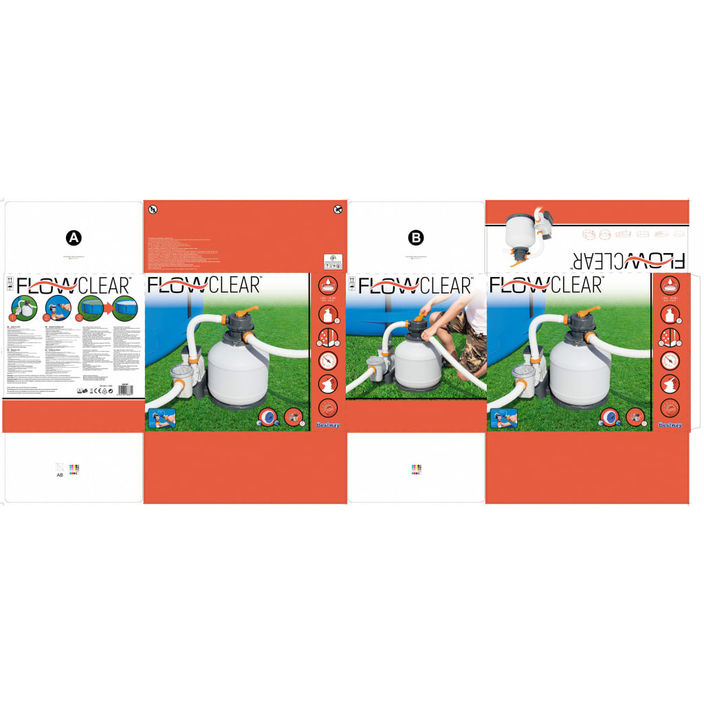 Flowclear Sandfilterpumpe 5678 L/h - Premium Pool- & Whirlpool-Filter - Just €285.87! Shop now at homesales4u