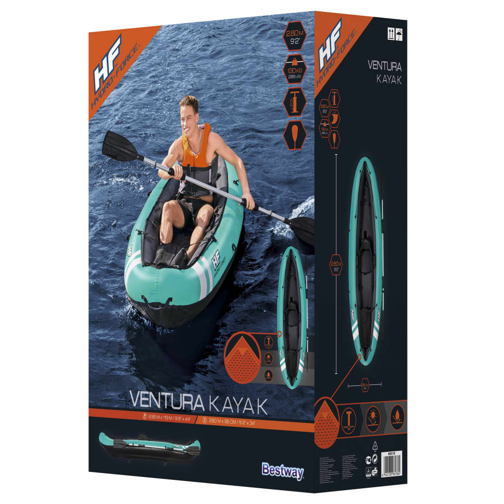 Hydro-Force Ventura Kajak 280x86 cm - Premium Kajaks - Just €341.54! Shop now at homesales4u