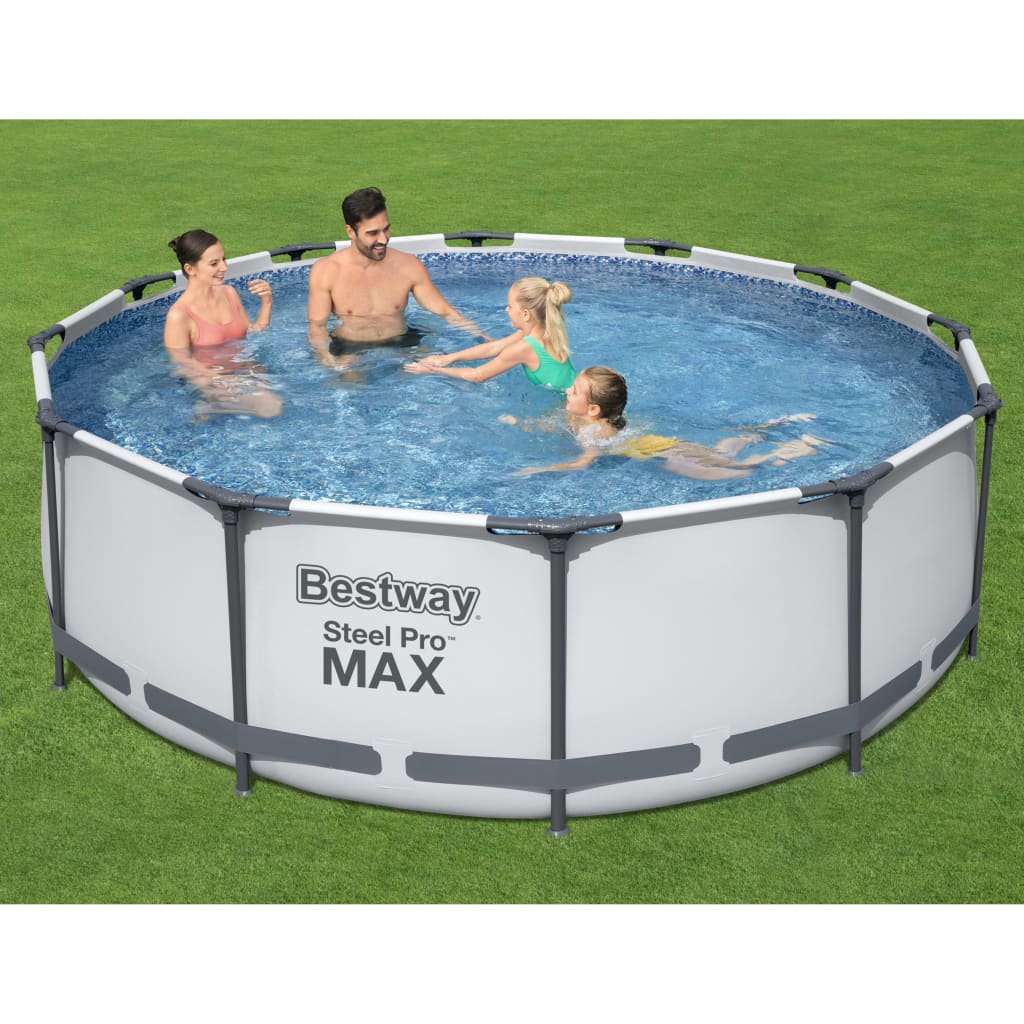 Steel Pro MAX Swimmingpool-Set 366x100 cm - Premium Pools - Just €422.93! Shop now at homesales4u