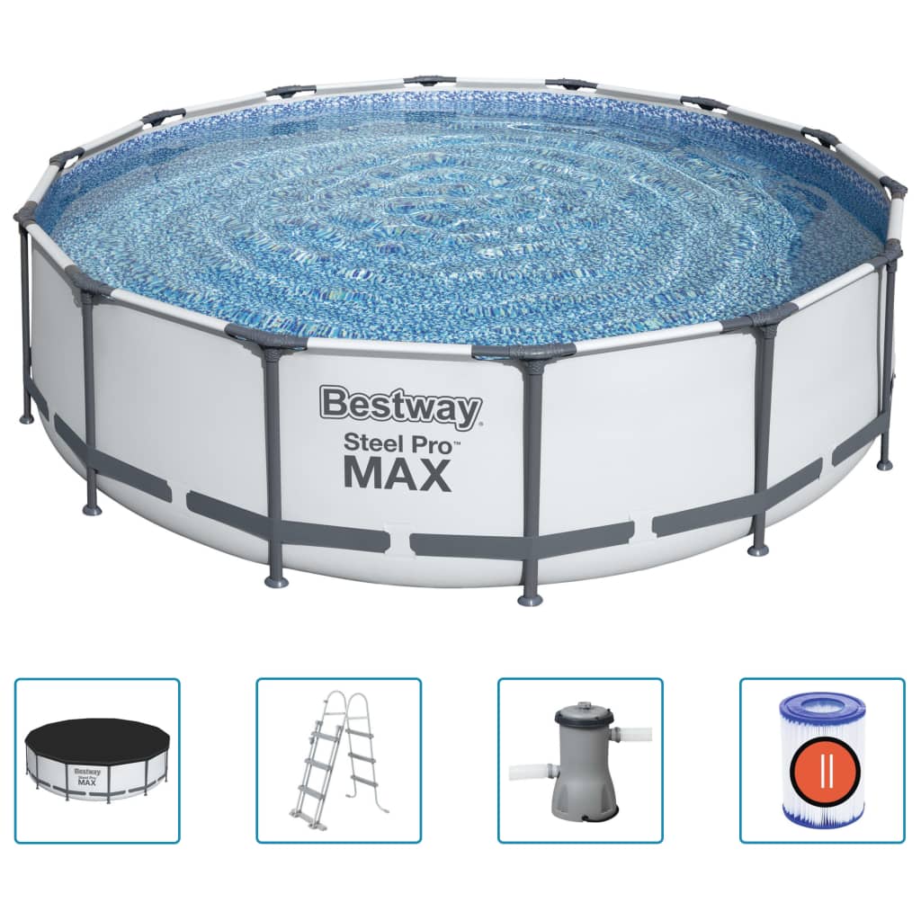 Steel Pro MAX Swimmingpool-Set 427x107 cm - Premium Pools - Just €541.26! Shop now at homesales4u