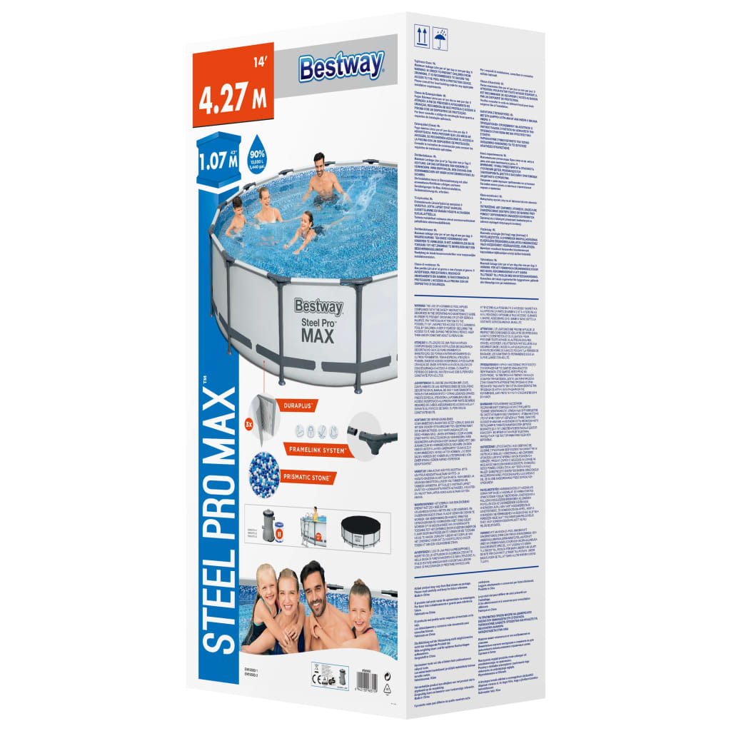 Steel Pro MAX Swimmingpool-Set 427x107 cm - Premium Pools - Just €541.26! Shop now at homesales4u