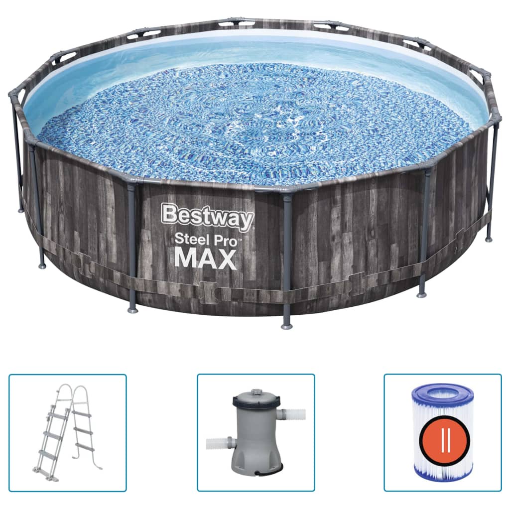 Steel Pro MAX Pool-Set 366x100 cm - Premium Pools - Just €451.07! Shop now at homesales4u