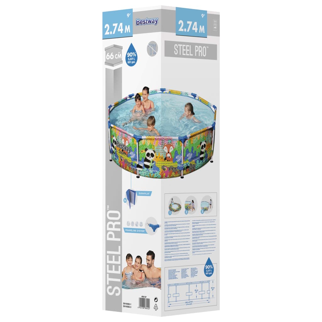 Steel Pro MAX Swimming Pool 274x66 cm - Premium Pools - Just €140.33! Shop now at homesales4u