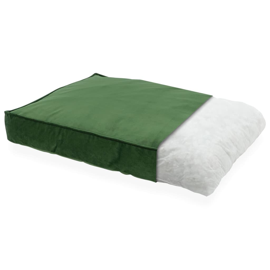 Hundekissen Velvet 100x70x15 cm Grün - Premium Hundebetten - Just €110.17! Shop now at homesales4u