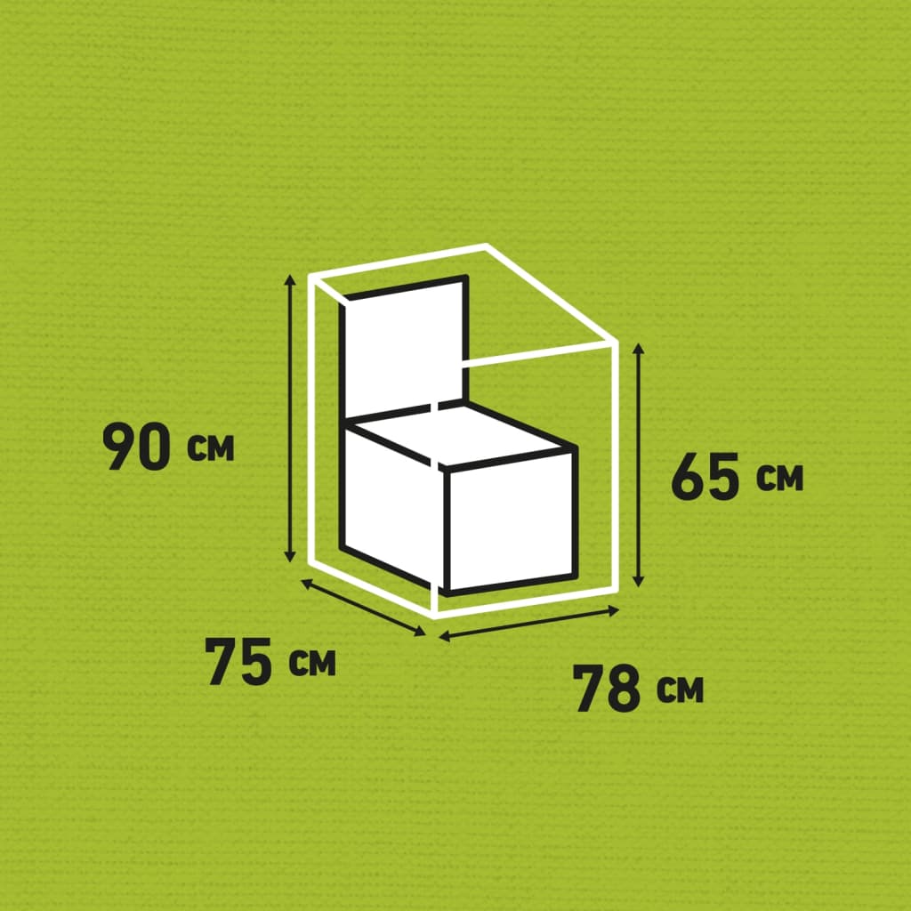 Gartenstuhl-Abdeckung 75x78x90 cm Grau - Premium Gartenmöbel-Schutzhüllen - Just €58.14! Shop now at homesales4u