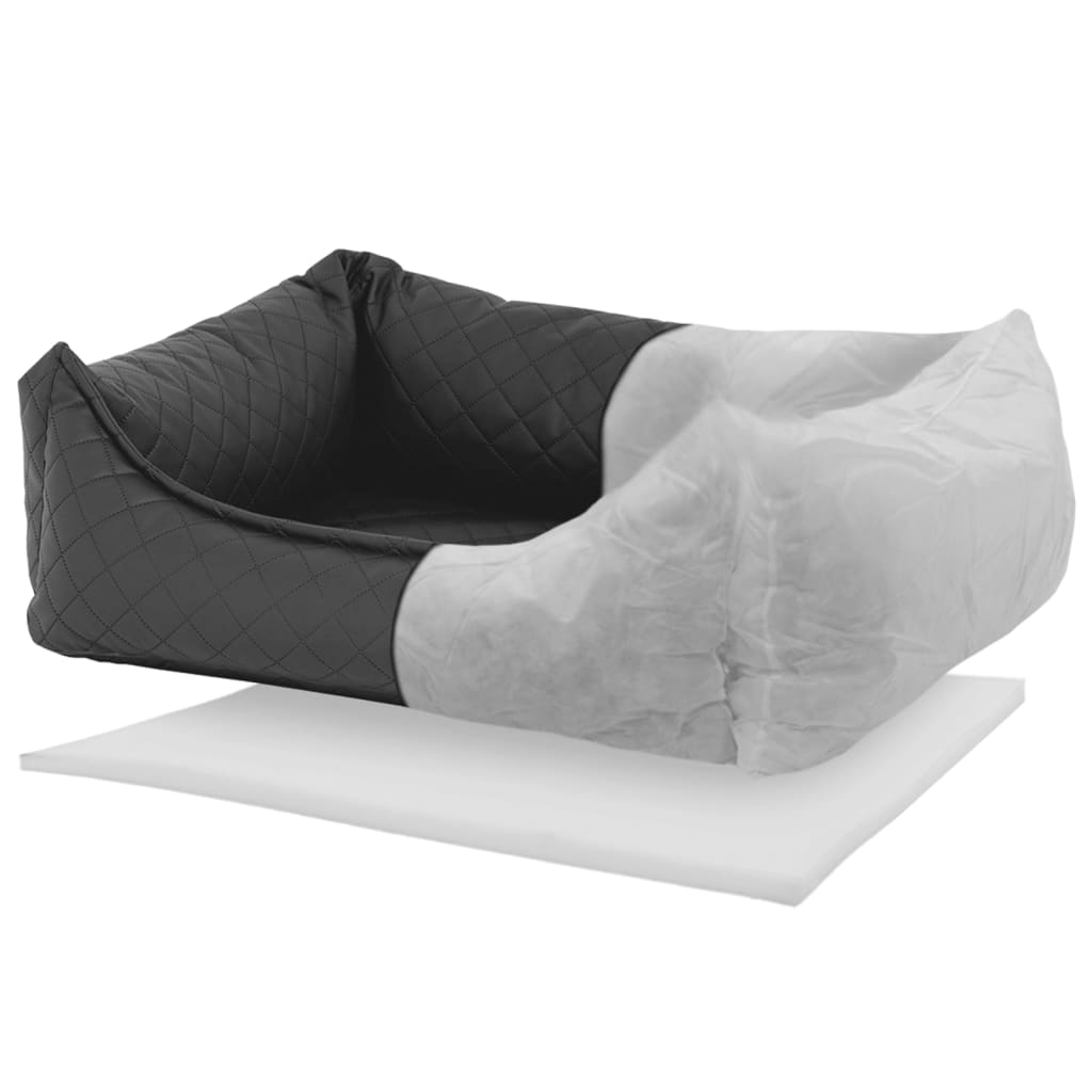 Hundebett Skai Check 80x67x22 cm Grau - Premium Hundebetten - Just €110.43! Shop now at homesales4u