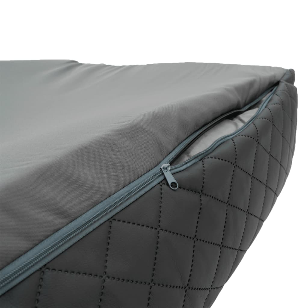 Hundebett Skai Check 80x67x22 cm Grau - Premium Hundebetten - Just €110.43! Shop now at homesales4u