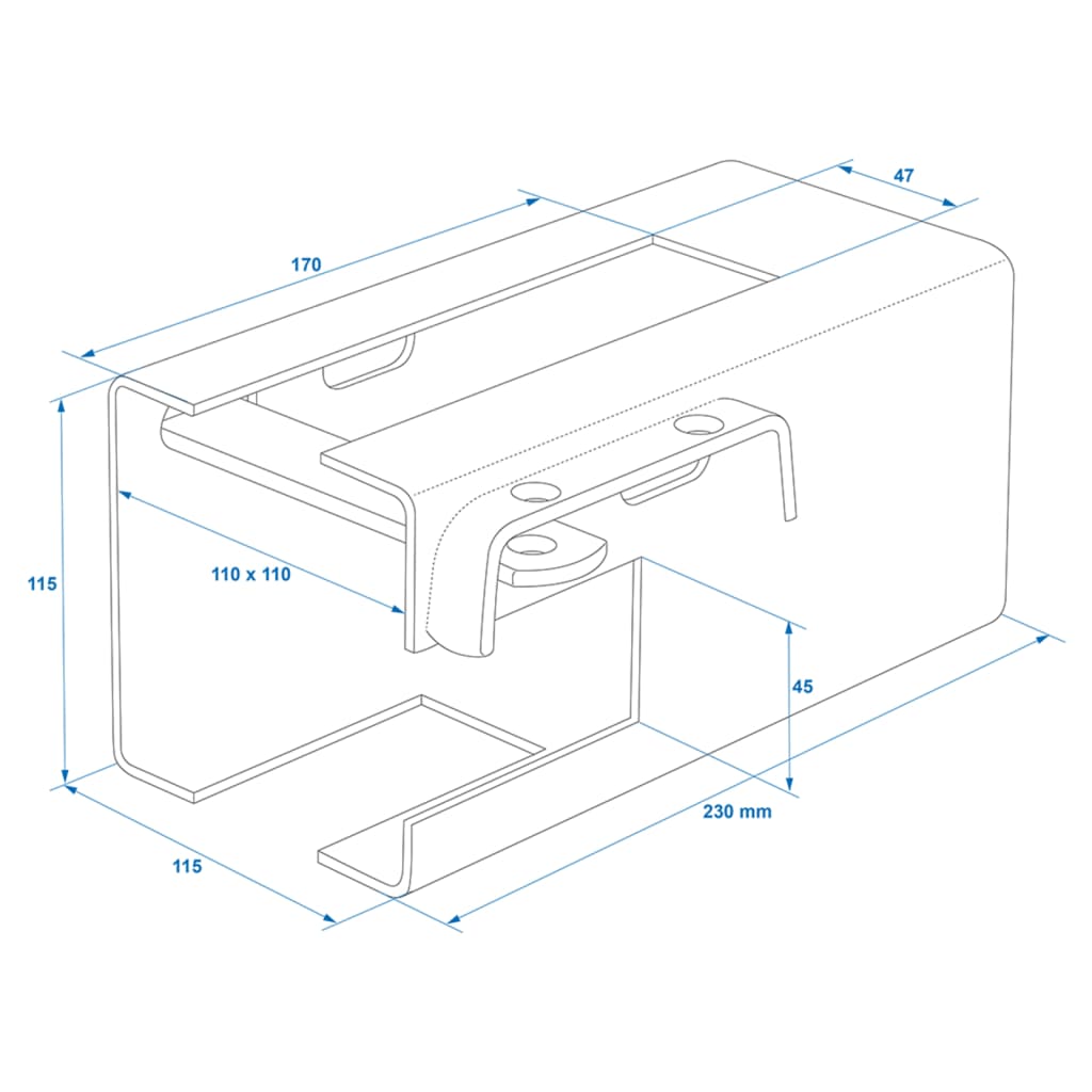 Anhänger-Kastensicherung mit Schloss 110x110 mm 341325S - Premium Trailer & Anhänger - Just €44.76! Shop now at homesales4u