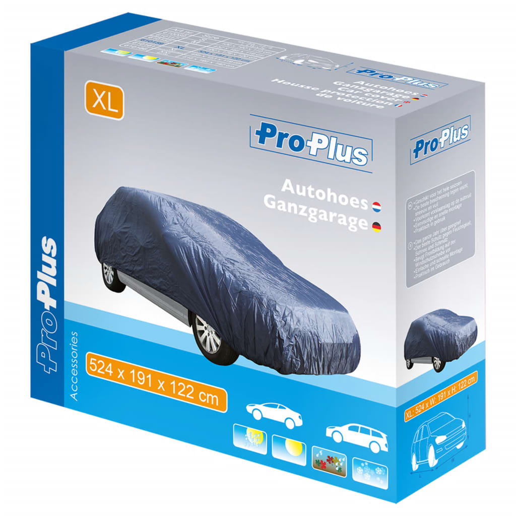 Autoabdeckung Gr. XL 524×191×122 cm Dunkelblau - Premium Kfz-Abdeckplanen - Just €61! Shop now at homesales4u
