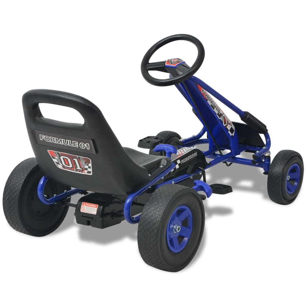 Pedal Go-Kart mit verstellbarem Sitz Blau - Premium Lauflernwagen & Rutsch- & Tretfahrzeuge - Just €208.65! Shop now at homesales4u