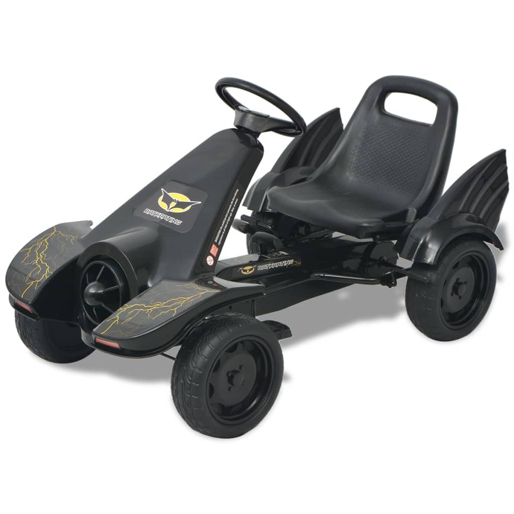 Pedal Go-Kart mit verstellbarem Sitz Schwarz - Premium Lauflernwagen & Rutsch- & Tretfahrzeuge - Just €208.73! Shop now at homesales4u