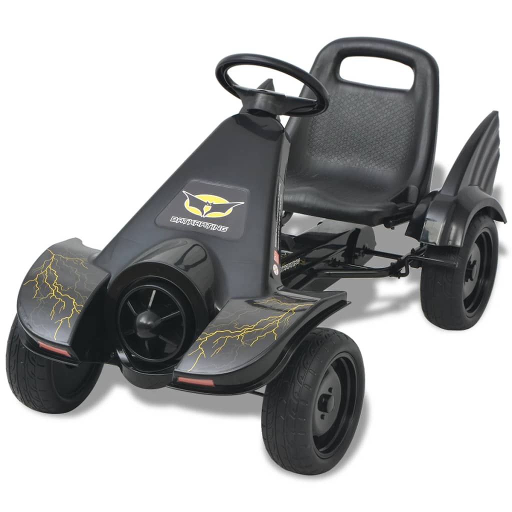Pedal Go-Kart mit verstellbarem Sitz Schwarz - Premium Lauflernwagen & Rutsch- & Tretfahrzeuge - Just €208.73! Shop now at homesales4u