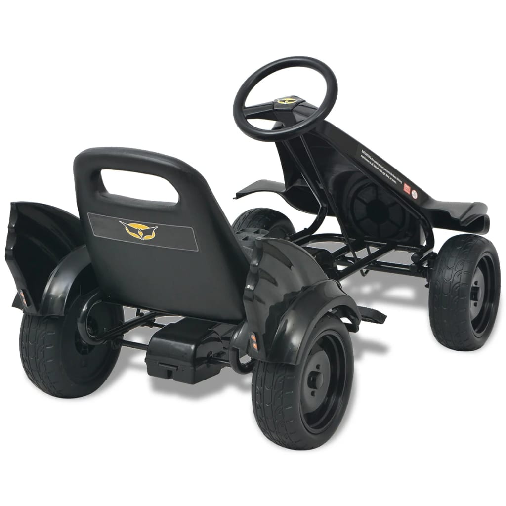 Pedal Go-Kart mit verstellbarem Sitz Schwarz - Premium Lauflernwagen & Rutsch- & Tretfahrzeuge - Just €208.73! Shop now at homesales4u