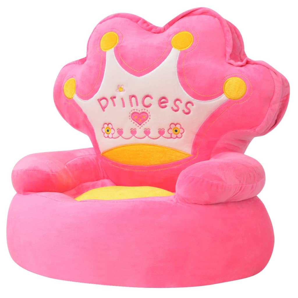 Plüsch-Kindersessel Prinzessin Rosa - Premium Babystuhl - Just €82.54! Shop now at homesales4u