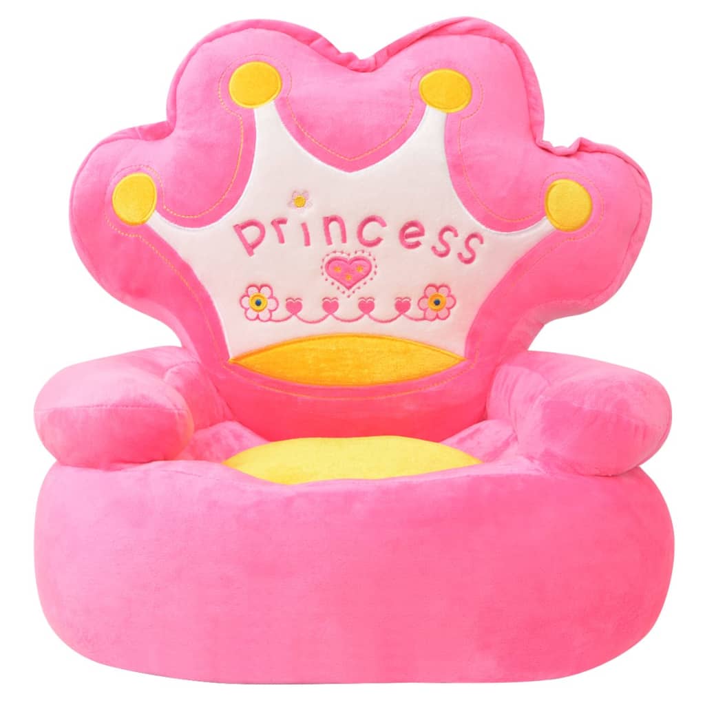 Plüsch-Kindersessel Prinzessin Rosa - Premium Babystuhl - Just €82.54! Shop now at homesales4u