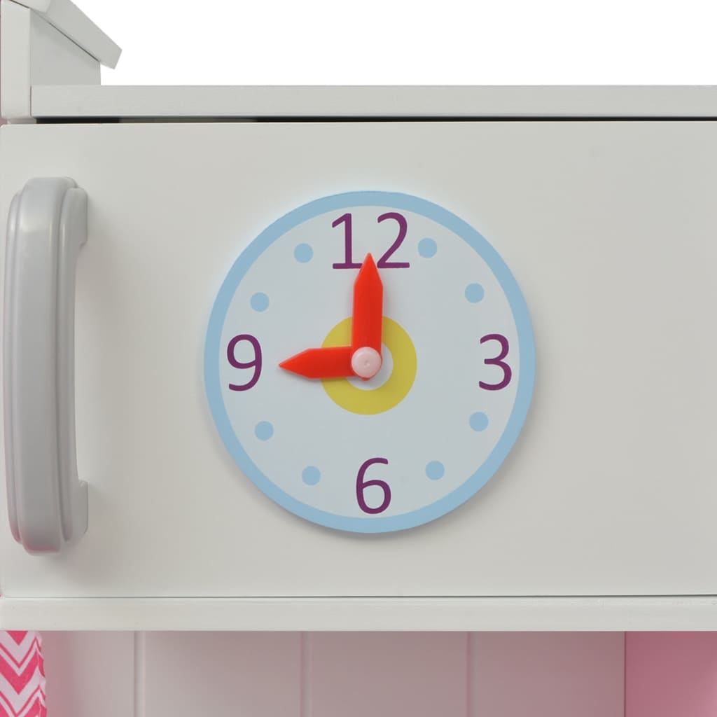 Spielzeugküche Holz 82×30×100 cm Rosa und Weiß - Premium Spielzeug-Küchen & Spielzeug-Lebensmittel - Just €181.78! Shop now at homesales4u