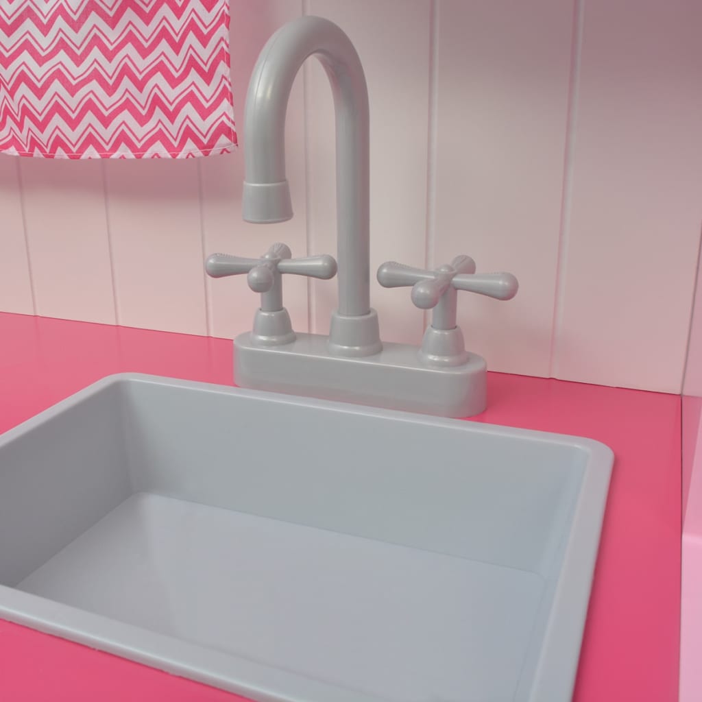 Spielzeugküche Holz 82×30×100 cm Rosa und Weiß - Premium Spielzeug-Küchen & Spielzeug-Lebensmittel - Just €181.78! Shop now at homesales4u