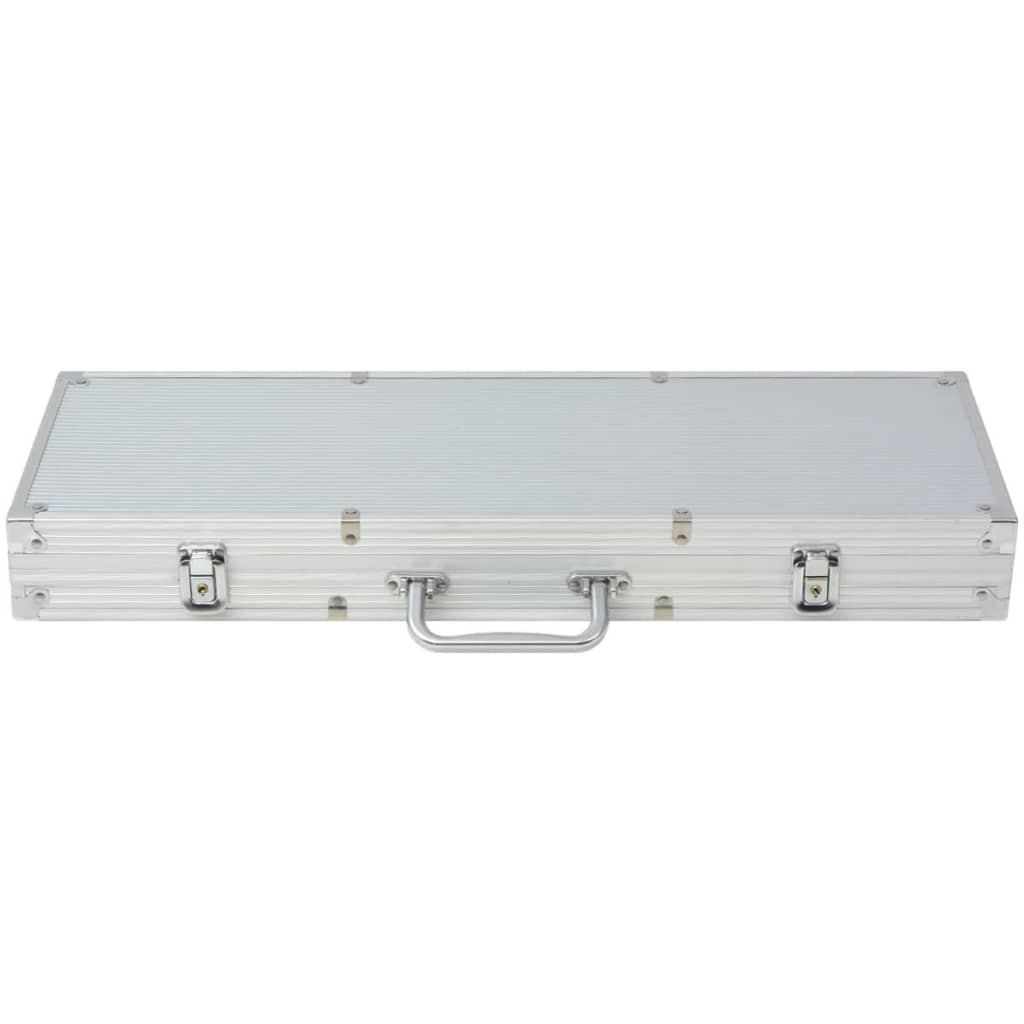 Poker Set mit 500 Chips Aluminium - Premium Poker-Spiel-Sets - Just €53.59! Shop now at homesales4u