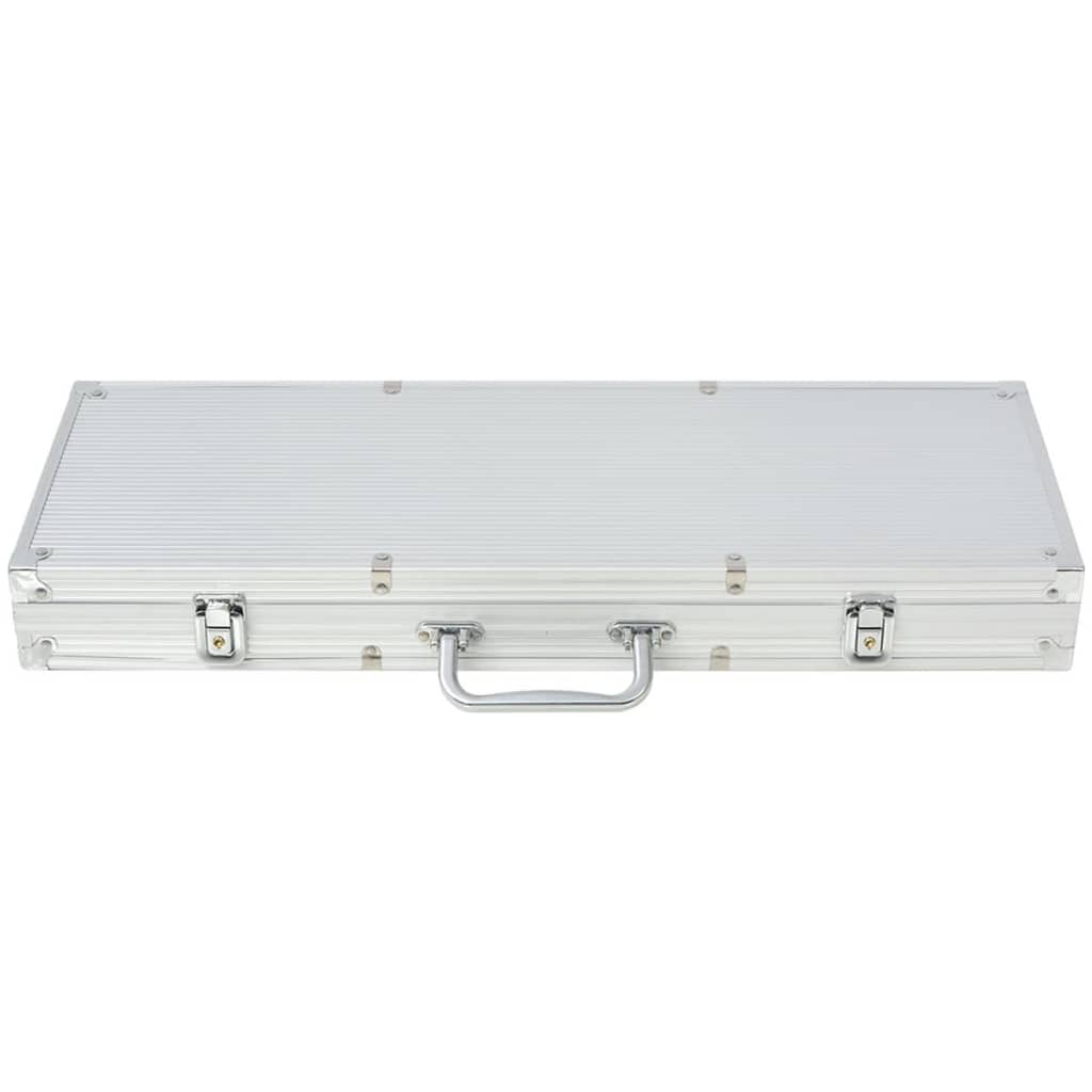 Poker Set mit 500 Chips Aluminium - Premium Poker-Spiel-Sets - Just €73.95! Shop now at homesales4u