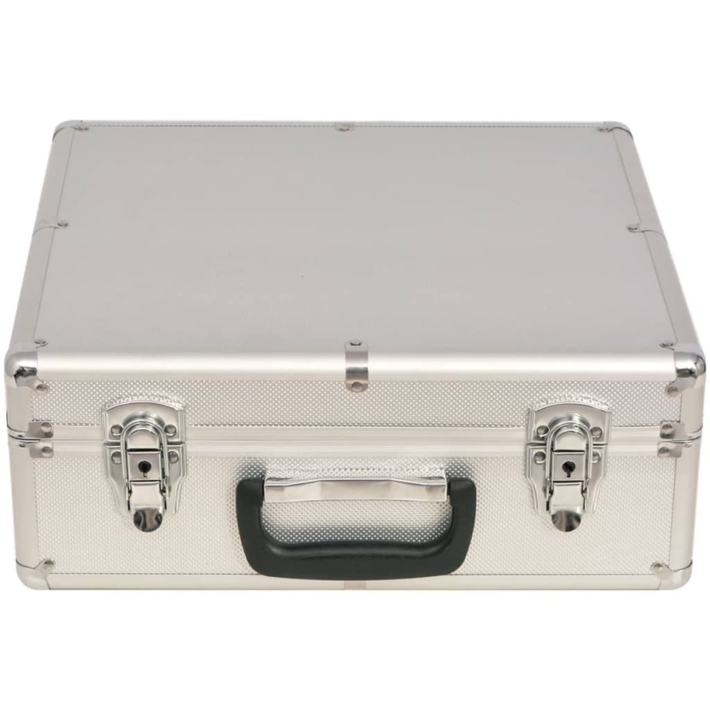 Kombiniertes Poker/Blackjack Set mit 600 Laserchips Aluminium - Premium Poker-Spiel-Sets - Just €147.78! Shop now at homesales4u