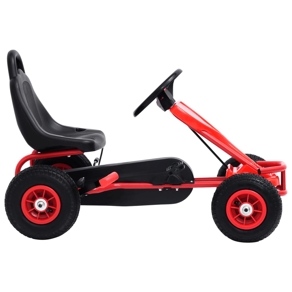 Pedal Go-Kart mit Luftreifen Rot - Premium Lauflernwagen & Rutsch- & Tretfahrzeuge - Just €160.47! Shop now at homesales4u