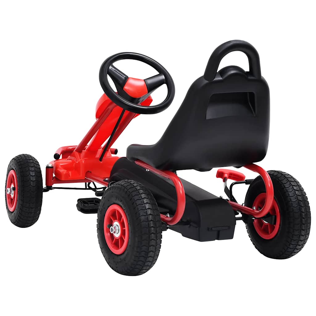 Pedal Go-Kart mit Luftreifen Rot - Premium Lauflernwagen & Rutsch- & Tretfahrzeuge - Just €160.47! Shop now at homesales4u
