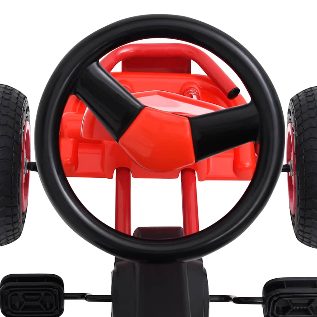 Pedal Go-Kart mit Luftreifen Rot - Premium Lauflernwagen & Rutsch- & Tretfahrzeuge - Just €160.47! Shop now at homesales4u
