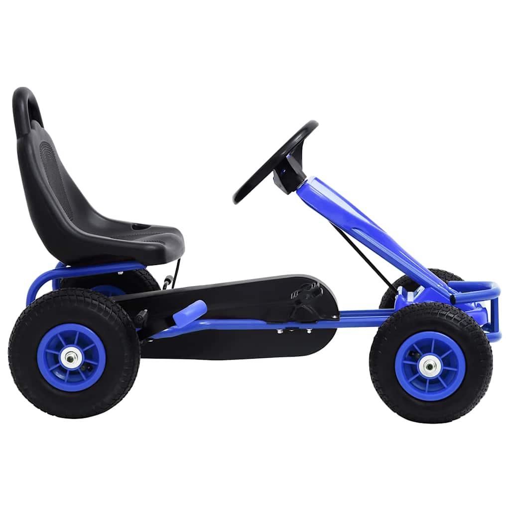 Pedal Go-Kart mit Luftreifen Blau - Premium Lauflernwagen & Rutsch- & Tretfahrzeuge - Just €156.11! Shop now at homesales4u