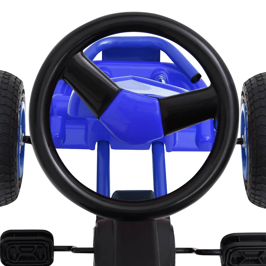 Pedal Go-Kart mit Luftreifen Blau - Premium Lauflernwagen & Rutsch- & Tretfahrzeuge - Just €156.11! Shop now at homesales4u