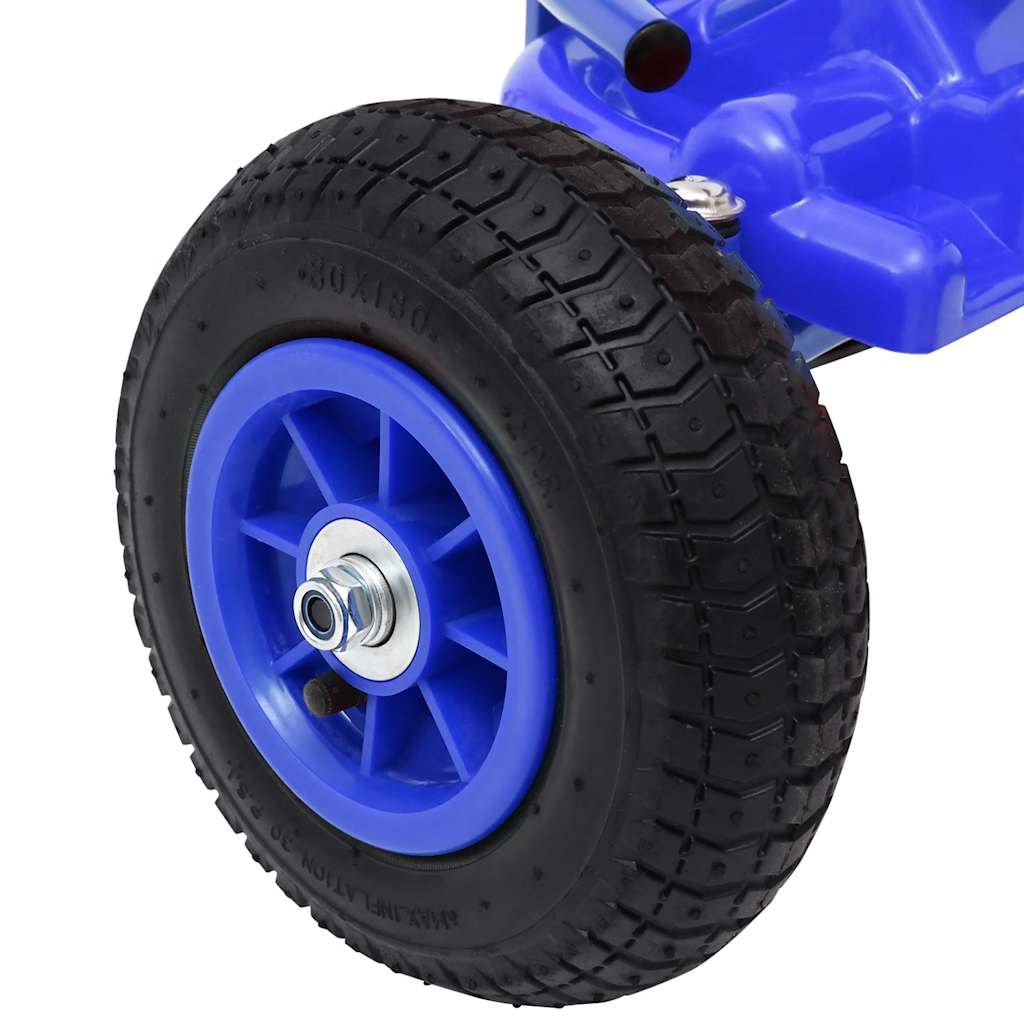 Pedal Go-Kart mit Luftreifen Blau - Premium Lauflernwagen & Rutsch- & Tretfahrzeuge - Just €156.11! Shop now at homesales4u