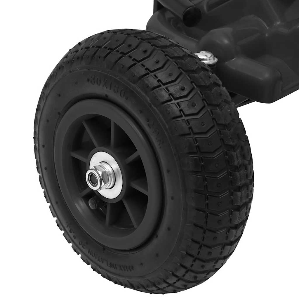 Pedal Go-Kart mit Luftreifen Schwarz - Premium Lauflernwagen & Rutsch- & Tretfahrzeuge - Just €177.90! Shop now at homesales4u