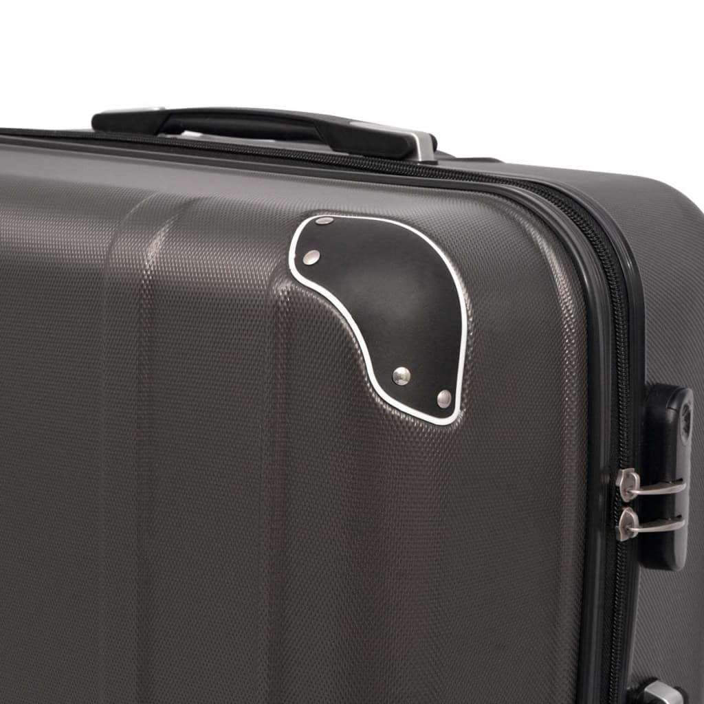 Vierteiliges Hartschalen-Trolley-Set Anthrazit - Premium Reisekoffer - Just €186.79! Shop now at homesales4u