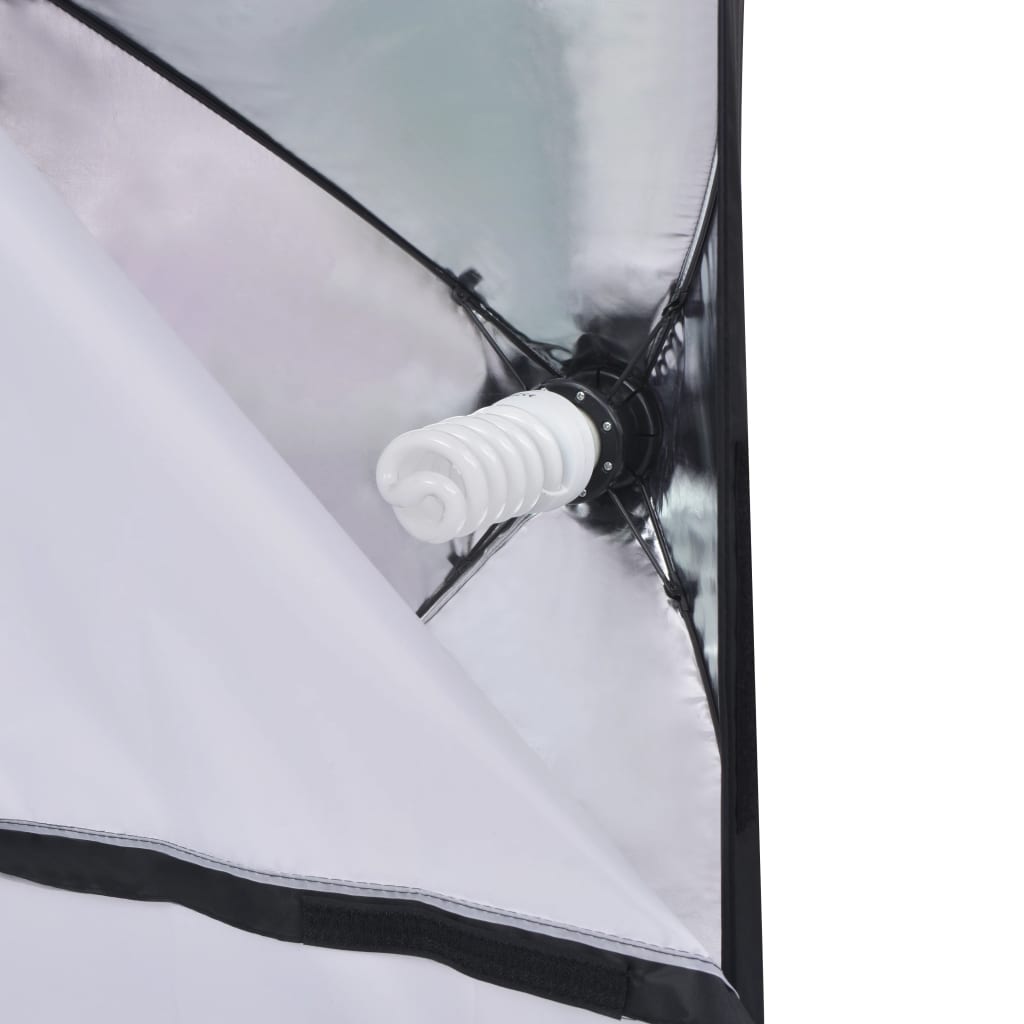 Fotostudio-Set 5 farbige Hintergründe & 2 Softboxen - Premium Studioscheinwerfer & -blitzgeräte - Just €204.73! Shop now at homesales4u