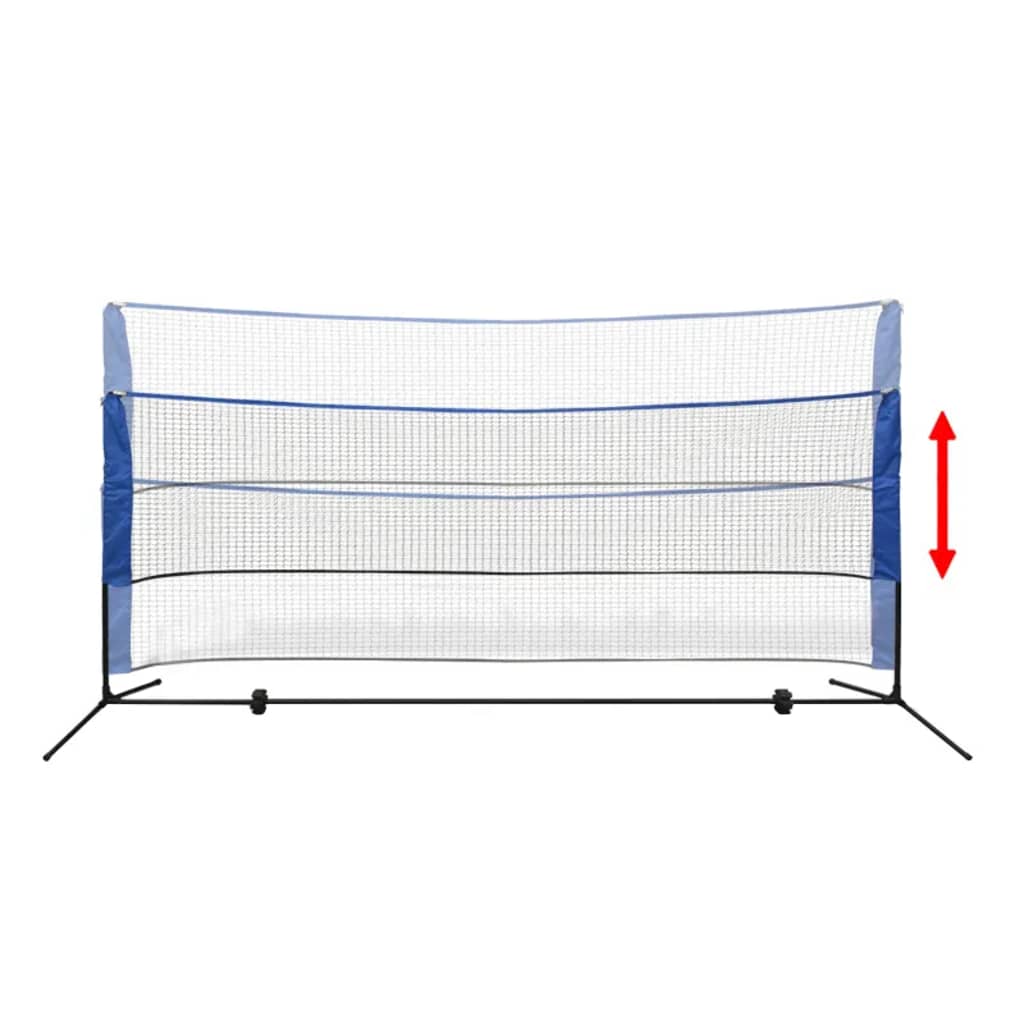 Badmintonnetz-Set mit Federbällen 300 x 155 cm - Premium Badminton-Netze - Just €68.48! Shop now at homesales4u