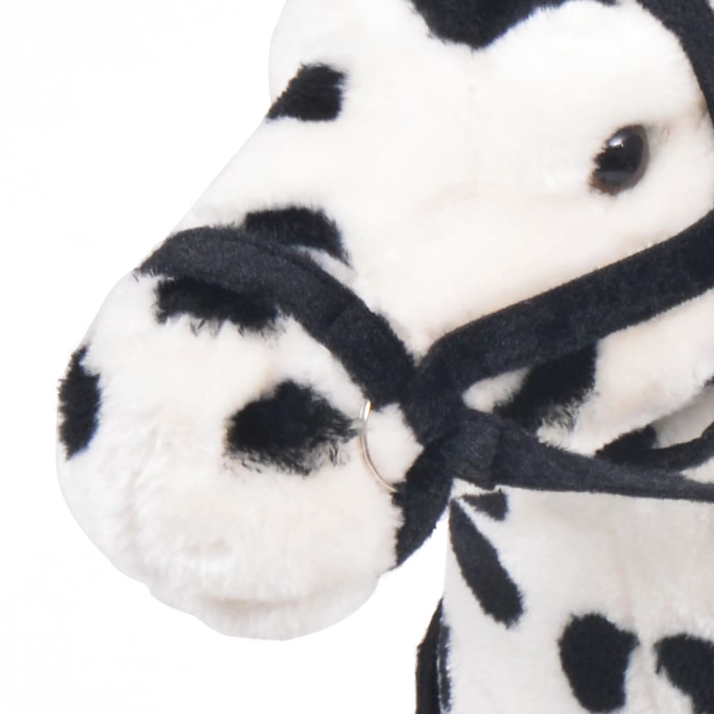 Plüschtier Stehend Pferd Schwarz und Weiß XXL - Premium Stofftiere - Just €108.25! Shop now at homesales4u