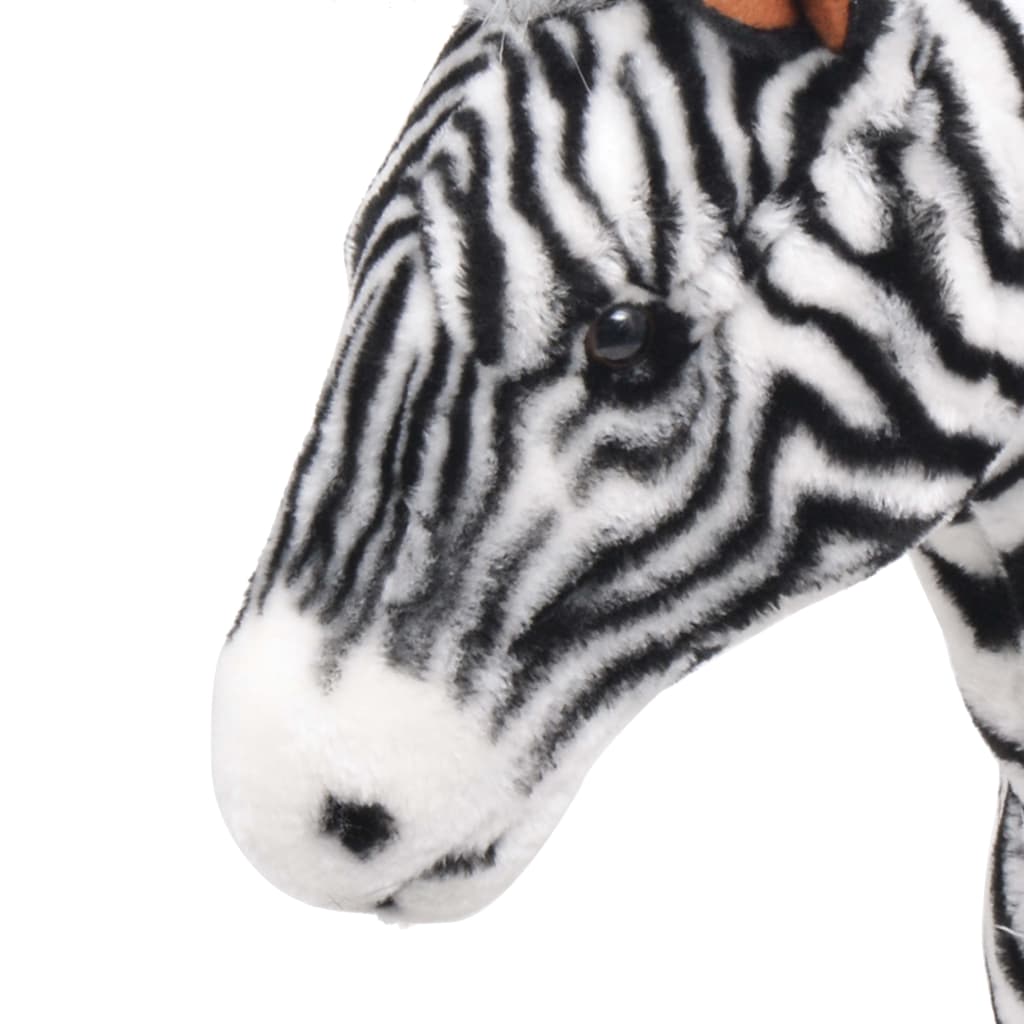 Plüschtier Zebra Stehend Plüsch Schwarz und Weiß XXL - Premium Stofftiere - Just €137.87! Shop now at homesales4u