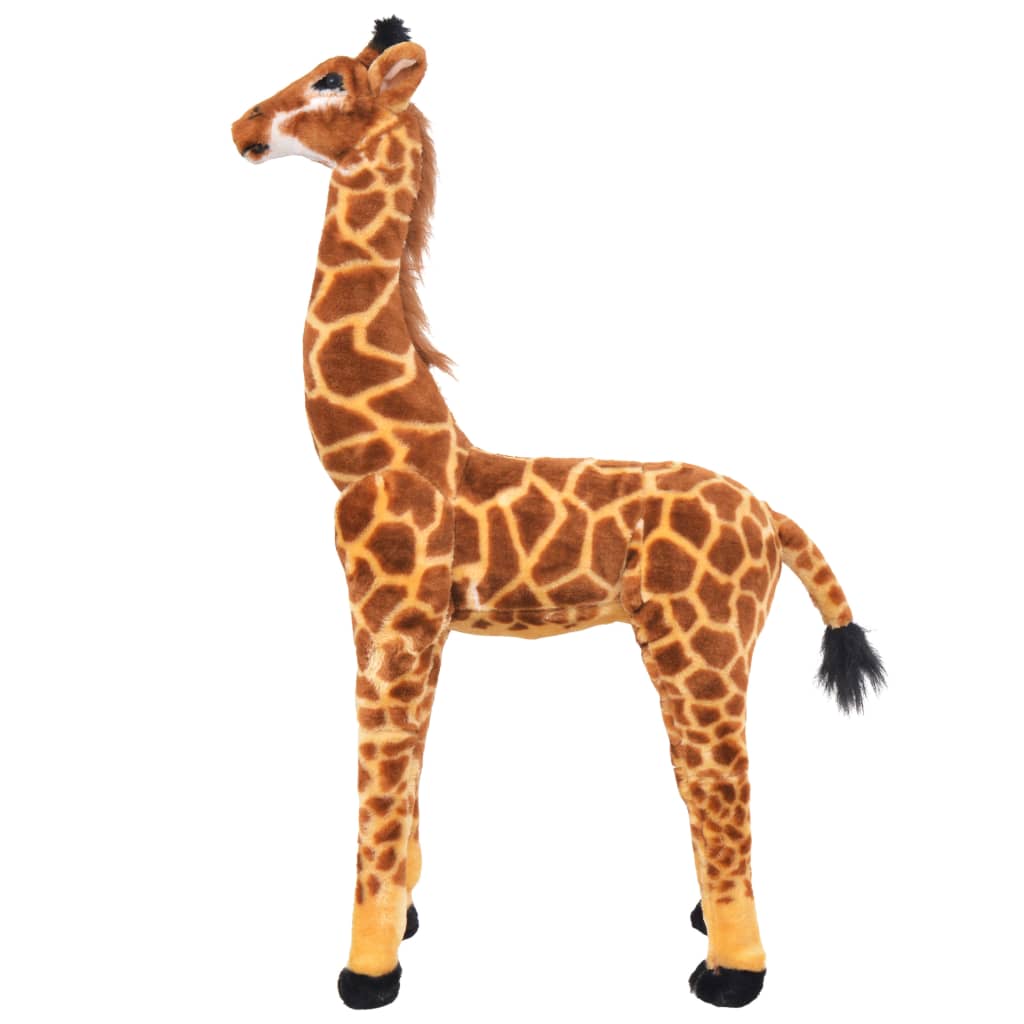 Plüschtier Giraffe Stehend Plüsch Braun und Gelb XXL - Premium Stofftiere - Just €99.49! Shop now at homesales4u